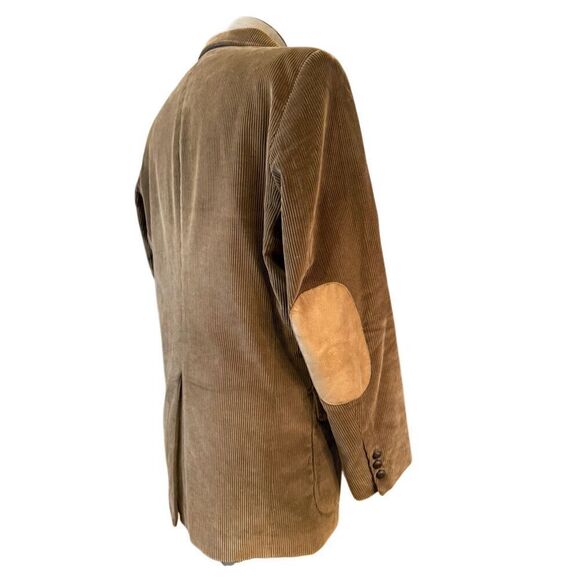 Kenneth Roberts Men’s Brown Corduroy Blazer Elbow Patches Sz. 42R - Picture 3 of 7